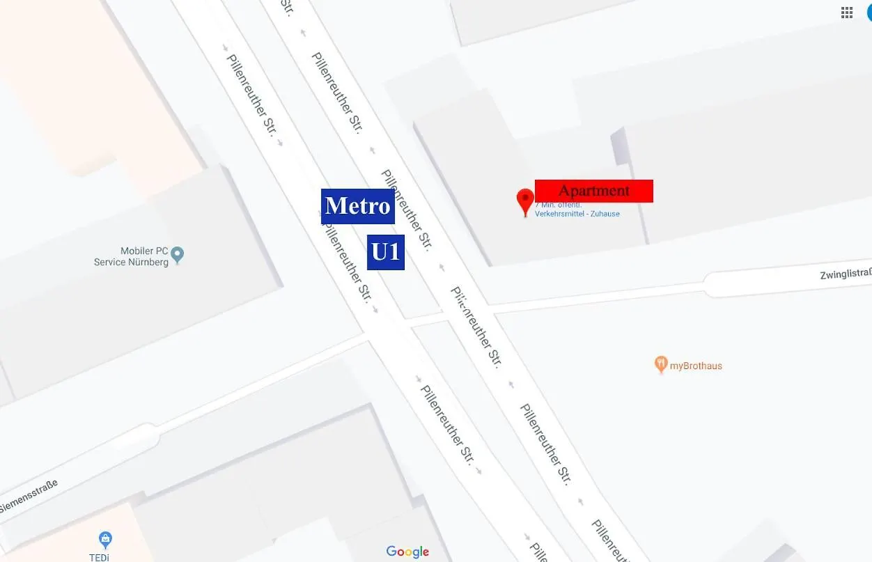 Apartment, Messe 5 Min., City 3 Min., Wifi Nuremberg 0*,  Germany